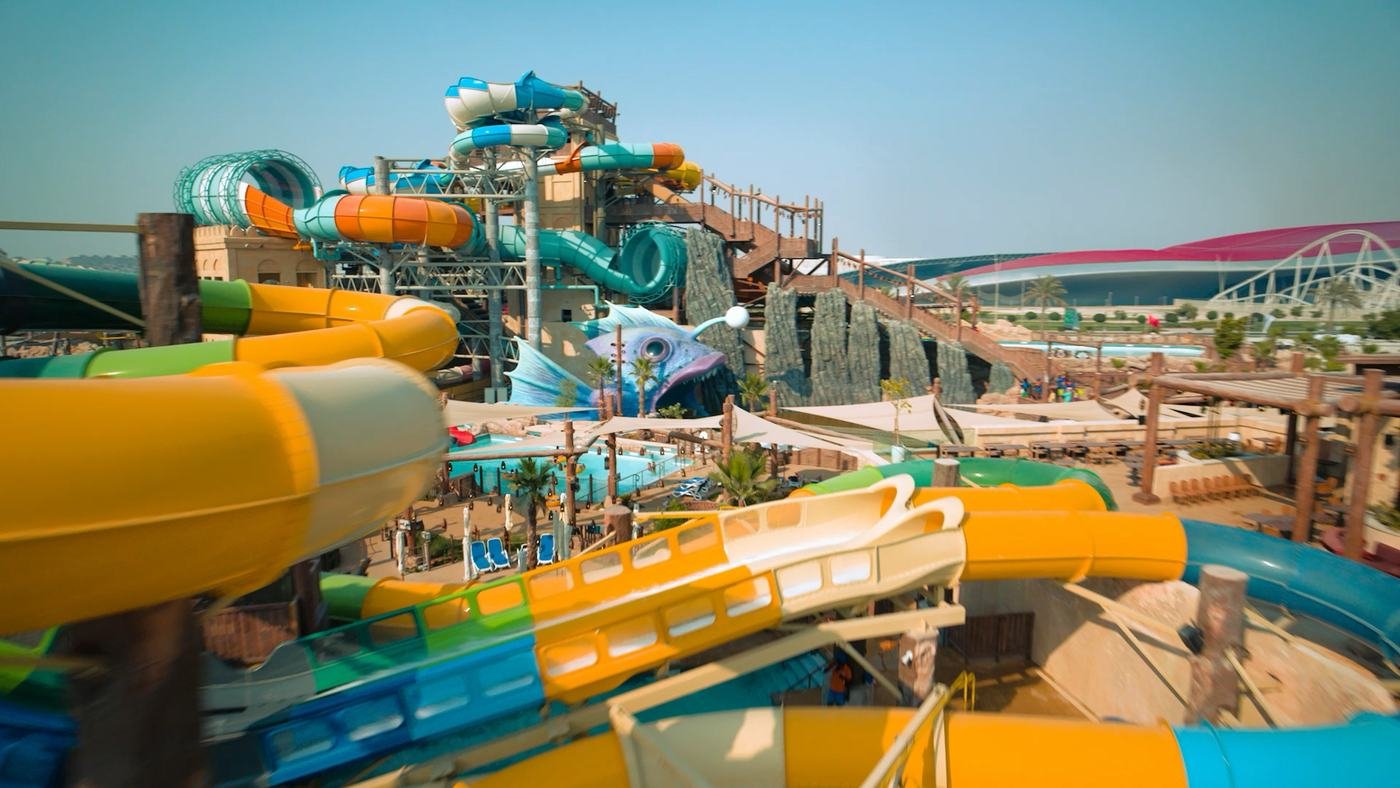 Yas Waterworld slides